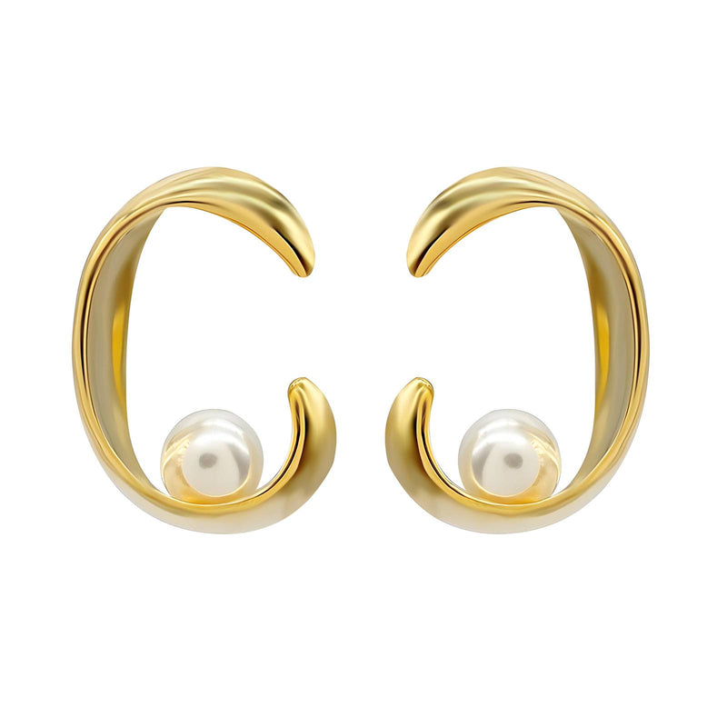 Shelly Earrings, 18k Goldplated