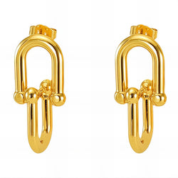 Tammy Earrings, 18K Goldplated